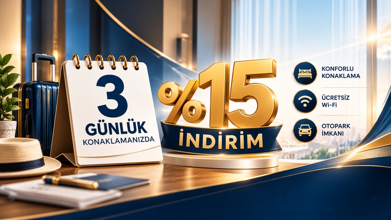 3 Günlük %15 İndirim